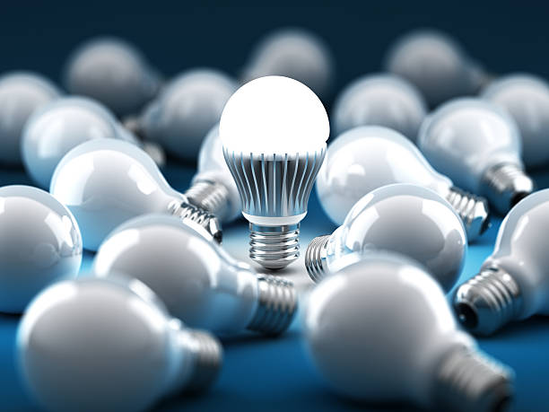 Light bulb image on Bay Lighting's website
