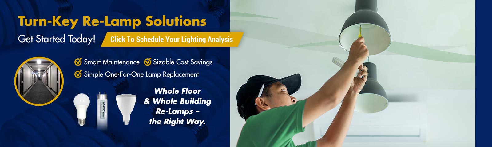 Turn-key Re-lamp solutions from Bay Lighting