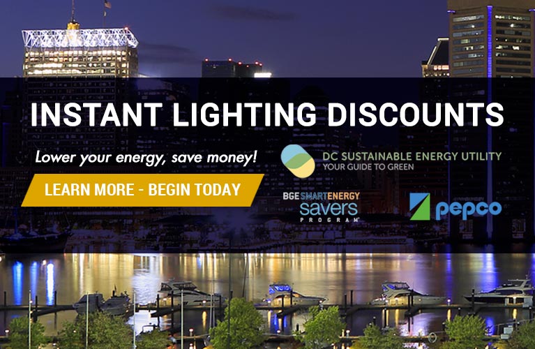 Get lighting discounts and learn about rebates